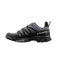Salomon X Ultra 4 Hiking Shoes for Men, Quiet Shade/Black/Quiet Shade, 10.5