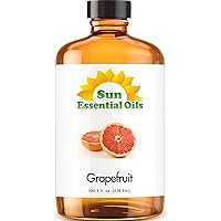 Sun Essential Oils 8oz - Grapefruit Essential Oil - 8 Fluid Ounces