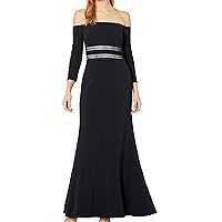 JS Collections Women's Off Shoulder Gown