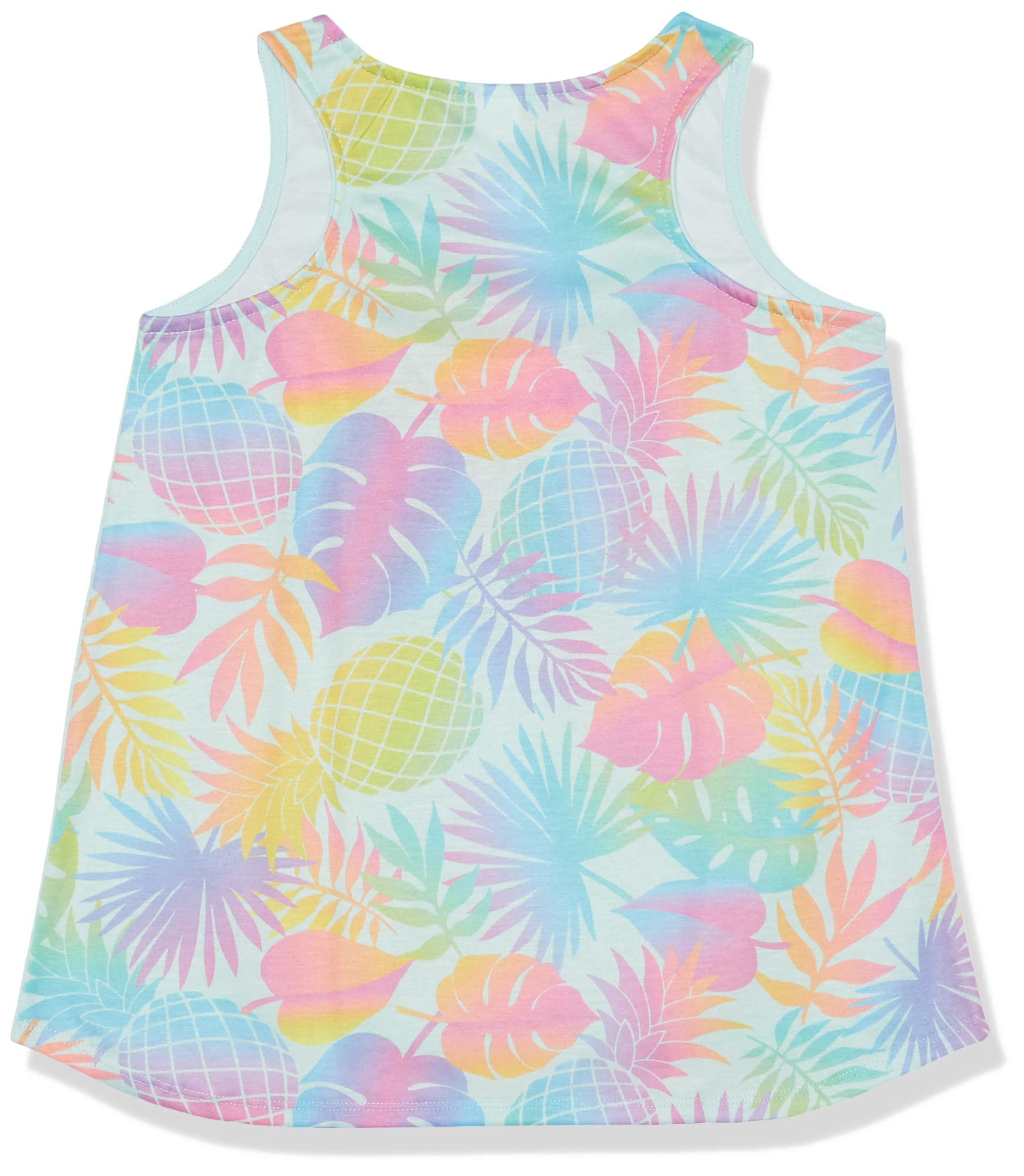 The Children's Place Girls' Sleeveless Tank Top and Shorts 2 Piece Pajama Set