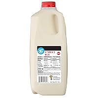 Amazon Brand - Happy Belly Whole Milk, Half Gallon, 64 fl oz (Pack of 1)