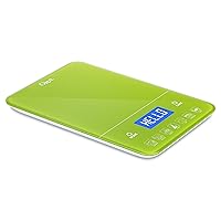 Ozeri Touch III Digital Kitchen Scale with Calorie Counter, 22 lbs (10 kg), Lime Green