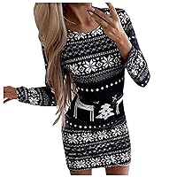 Women Sexy Off Shoulder Cocktail Party Dress Round Neck Above Knee Tight Casual Mini Button Down Maxi Dress for