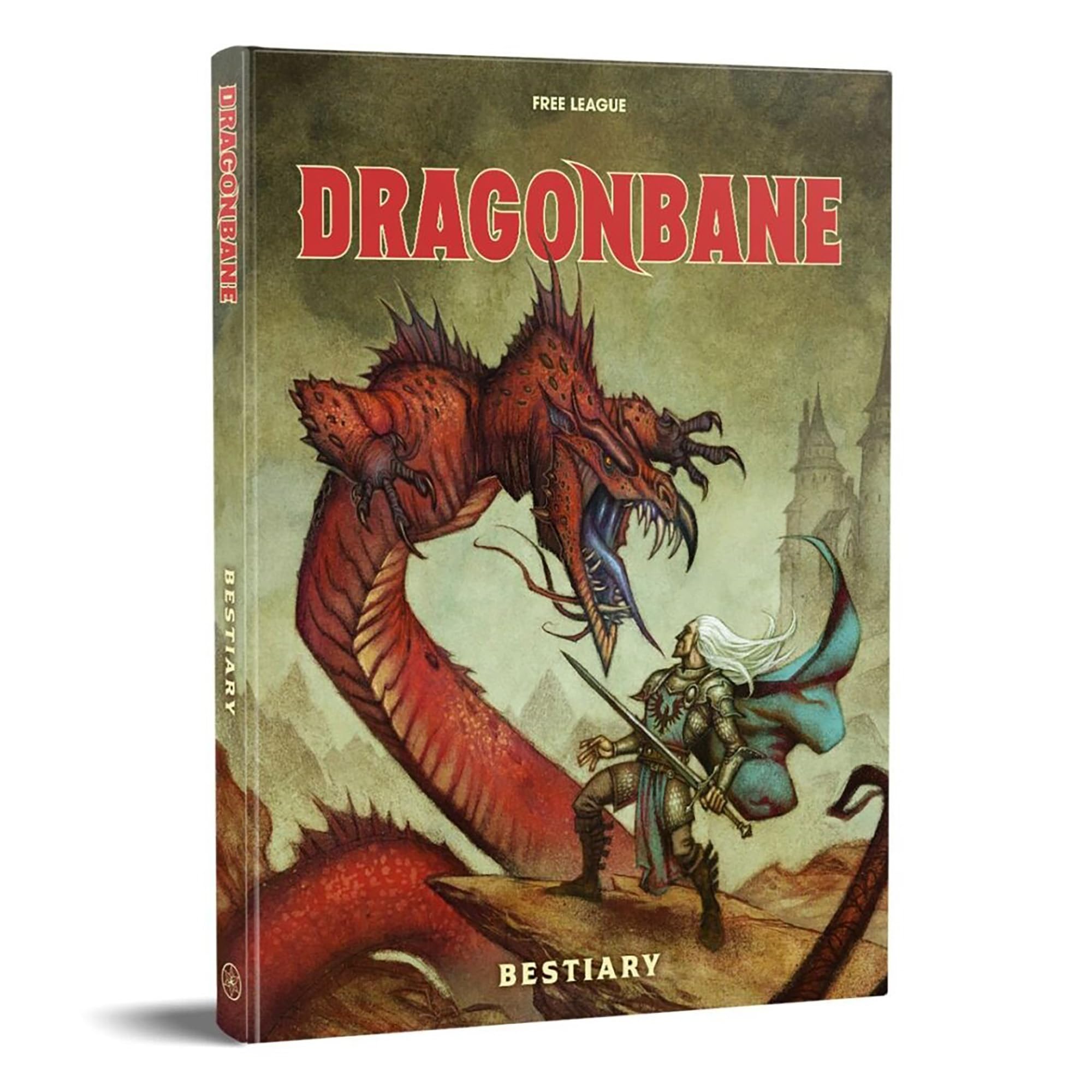 Free League Publishing: Dragonbane: Bestiary - Hardcover RPG Supplement Book, Information for 63 Fantasy Creatures & Monsters, Full-Color Illustration