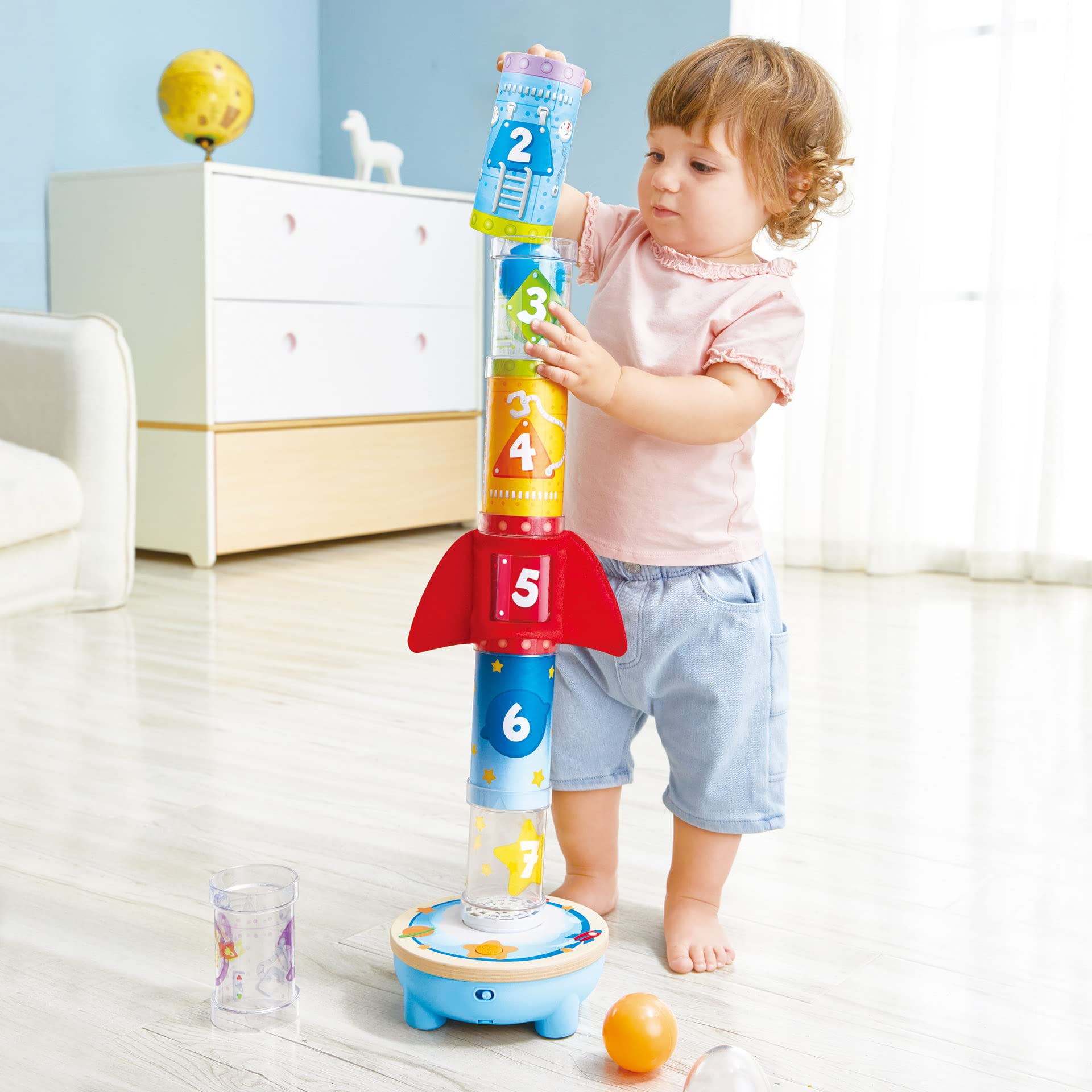 Hape Rocket Ball Air Stacker,24+ Months