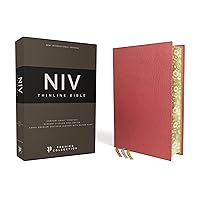 NIV, Thinline Bible, Premium Goatskin Leather, Coral, Premier Collection, Black Letter, Gauffered Edges, Comfort Print NIV, Thinline Bible, Premium Goatskin Leather, Coral, Premier Collection, Black Letter, Gauffered Edges, Comfort Print Leather Bound