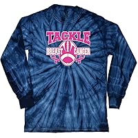 Breast Cancer T-Shirt Tackle Cancer Tie Dye Long Sleeve