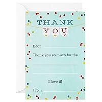 Hallmark Kids Fill in the Blank Thank You Cards (20 Cards with Envelopes)