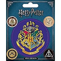 Wizarding World Harry Potter-Hogwarts Vinyl Sticker, 10 x 12.5cm, Multi-Color