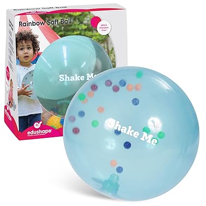 Edushape Rainbow Soft Ball Sensory Ball for Baby and Toddlers - 7
