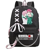 Anime The Disastrous Life Of Saiki K Backpack Shoulder Bag Bookbag School Bag 17
