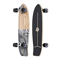 FLOW Surf Skates Cruiser Skateboard with Carving Truck