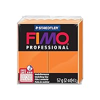 Staedtler Fimo Professional Soft Polymer Clay, 2 oz, Orange (EF8005-4)