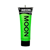 Neon UV Glitter Face & Body Gel - 0.42oz Green – Glitter Face Paint