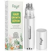 Batana Oil Enriched Hair Growth Serum: for Thicker & Stronger Hair - Rollerball Applicator for Easy Application 1 FL OZ