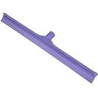 SPARTA 3656868 Plastic Floor Squeegee, Shower Squeegee, Heavy Duty Squeegee With Rubber Blade For Windows, Glass, Shower Doors, Floors, Windshields, 24 Inches, Purple, (Pack of 6)