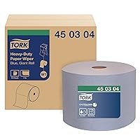 Tork Heavy-Duty Industrial Paper Wiper Blue W1, Giant Roll, 450304