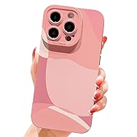 YKCZL Compatible with iPhone 14 Pro Case,Cute Painted Art Heart Pattern Full Camera Lens Protective Slim Soft Shockproof Phone Case for Women Girls-Pink