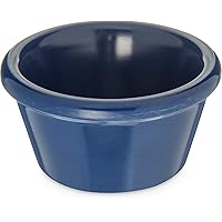 Carlisle FoodService Products Smooth Ramekin Sauce Cup for Restaurants, Cafeterias, And Fast Food, Plastic, 2 Ounces, Cobalt Blue, (Pack of 72)