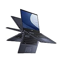 ASUS ExpertBook B5 Thin & Light Flip Business Laptop, 14” FHD, Intel Core i7-1195G7, 1TB SSD, 16GB RAM, All Day Battery, Enterprise-Grade Video Conference, NumberPad, Win 11 Pro, B5402FEA-XS75T