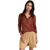 Vince Women's Brushed Polo Sweater