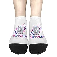 Gay Gamer Cat Low Cut Socks Women Invisible Sock Women