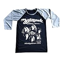 Unisex Whitesnake T-Shirt Raglan 3/4 Sleeve Mens Womens