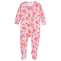 Gerber Unisex Baby Toddler Buttery-Soft Snug Fit Footed Pajamas with Viscose Made with Eucalyptus