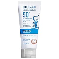 SENSITIVE Mineral Sunscreen with Zinc Oxide, SPF 50+, Water Resistant, UVA/UVB Protection with Smart Cap Technology - Fragrance Free, 3 oz. Tube