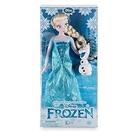 Disney New in Box Store Frozen 12'' Inches Elsa Classic Doll with Olaf 2016 in New Packaging