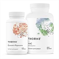 THORNE Immune Support Duo - Quercetin Phytosome & NAC for Balanced Immune and Respiratory Wellness - 30 Servings
