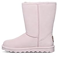 BEARPAW Women's Elle Short Multiple Colors | Women's Boot Classic Suede | Women's Slip On Boot | Comfortable Winter Boot