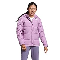 THE NORTH FACE Girls' North Down Fleece-Lined Parka, Lupine, X-Large