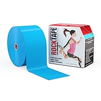 RockTape Big Daddy Kinesiology Tape for Athletes, Water Resistant, Reduce Pain and Injury Recovery, 180% Elastic Stretch, 4