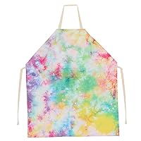 TiaoBug Kids Waterproof Aprons Colorful Print Painting Apron Art Smock Cooking Painting Baking Gardening Supplies