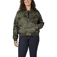 Dickies Women's Size Plus Quilted Bomber Jacket