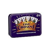 Five Crowns Collectible Tin — Rummy-style Card Games — Game Night Favorite For Adults, Families, and Kids — For Ages 8 and Up