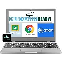 Newest Samsung Chromebook 4 11.6” Laptop Computer for Business Student, Intel Celeron N4020, 4GB RAM, 80GB Space(16GB eMMC+64GB USB), up to 12.5 Hrs Battery Life, USB Type-C, WiFi, Chrome OS, JVQ MP