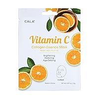 Cala Vitamin-c essence facial mask sheets 5 count, 5 Count Cala Vitamin-c essence facial mask sheets 5 count, 5 Count