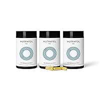 Nutrafol Men's Hair Growth Supplement, Clinically Proven for Thicker-Looking, Stronger-Feeling Hair and More Scalp Coverage (3-Month Supply)