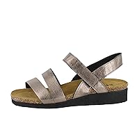 NAOT Footwear Women's Kayla Wedge Sandal with Cork Footbed and Arch Support - Adjustable 3-Strap Sandal With Backstrap-Lightweight and Perfect for Travel - Narrow to Medium Fit, Wide Option Available