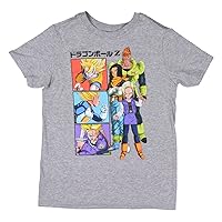 Dragon Ball Z Boy's Super Saiyans and Androids Character Graphic T-Shirt