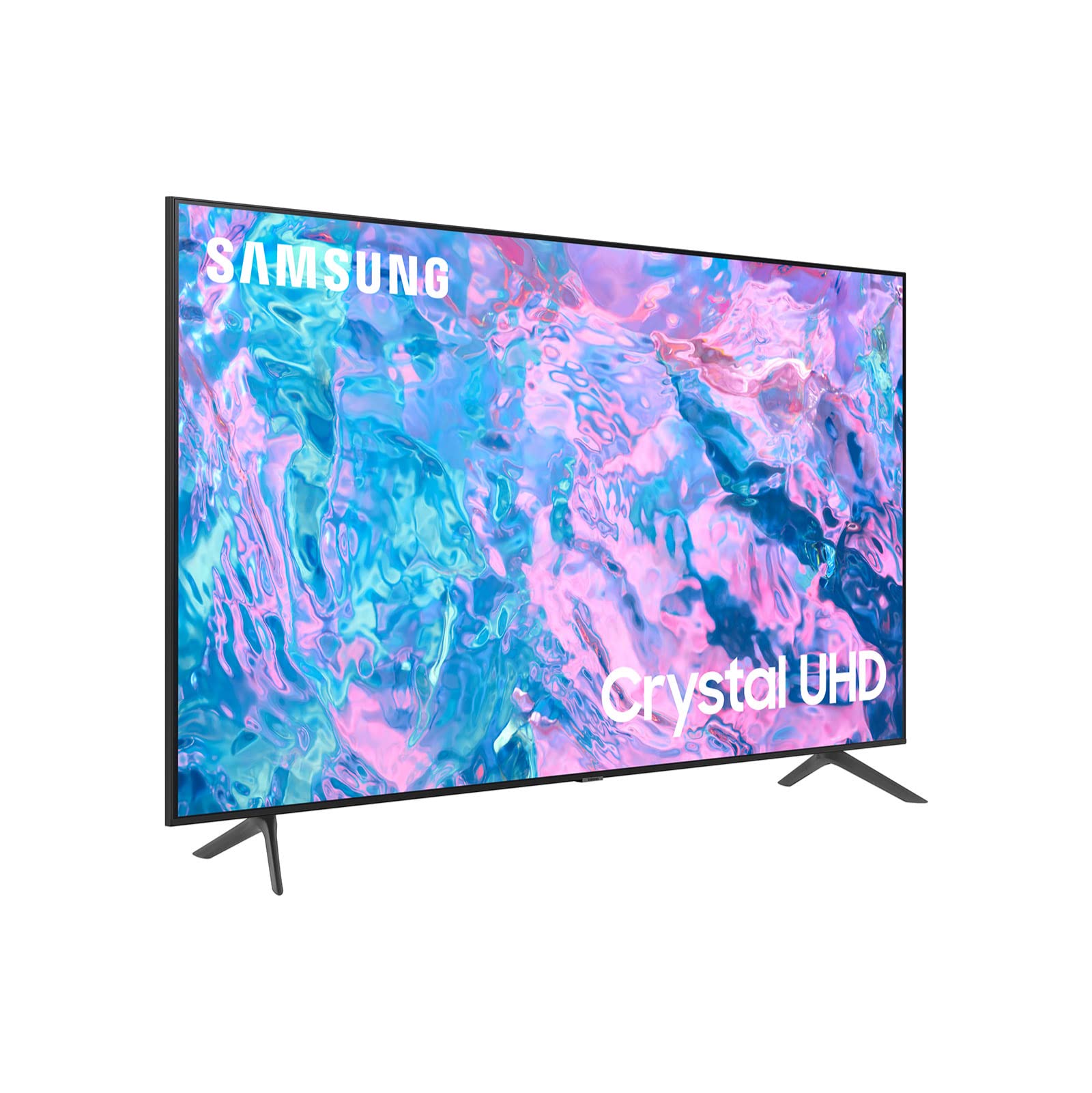 SAMSUNG 43-Inch Class Crystal UHD CU7000 Series PurColor, Object Tracking Sound Lite, Q-Symphony, 4K Upscaling, HDR, Gaming Hub, Smart TV with Alexa Built-in (UN43CU7000, 2023 Model) (Renewed)
