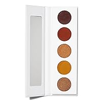 Power Palette Eyeshadow, Five Long-wear, Hyper-pigmented Matte & Shimmer Shades For Intense Color, Vegan & Cruelty-free, Sepia