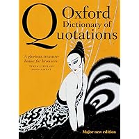 Oxford Dictionary of Quotations Oxford Dictionary of Quotations Hardcover