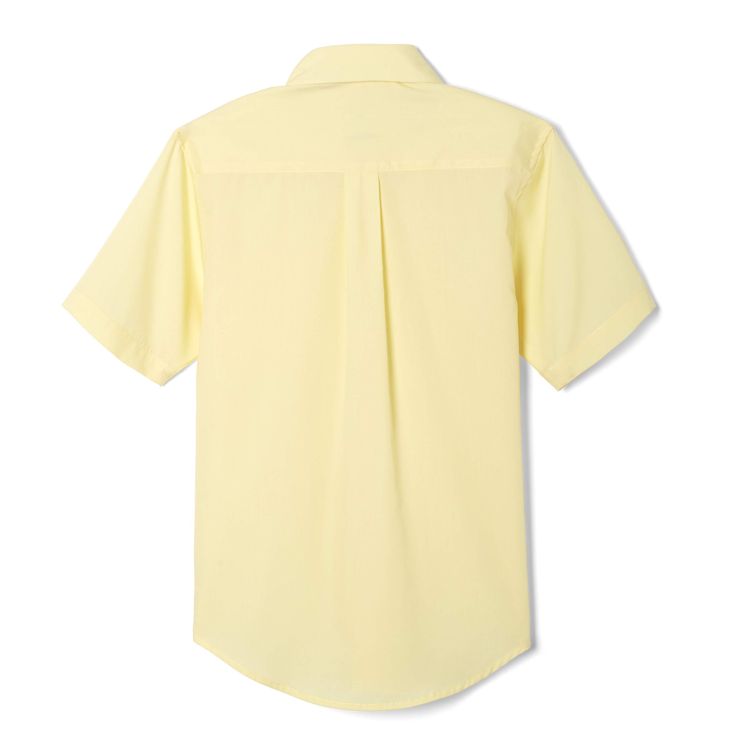 French Toast Boys' Short Sleeve Classic Poplin Dress Shirt (Standard & Husky)