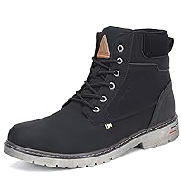 Men's Women's Mid Hiking Boots Outdoor Water Resistant Non Slip Leather Ankle Casual Boot