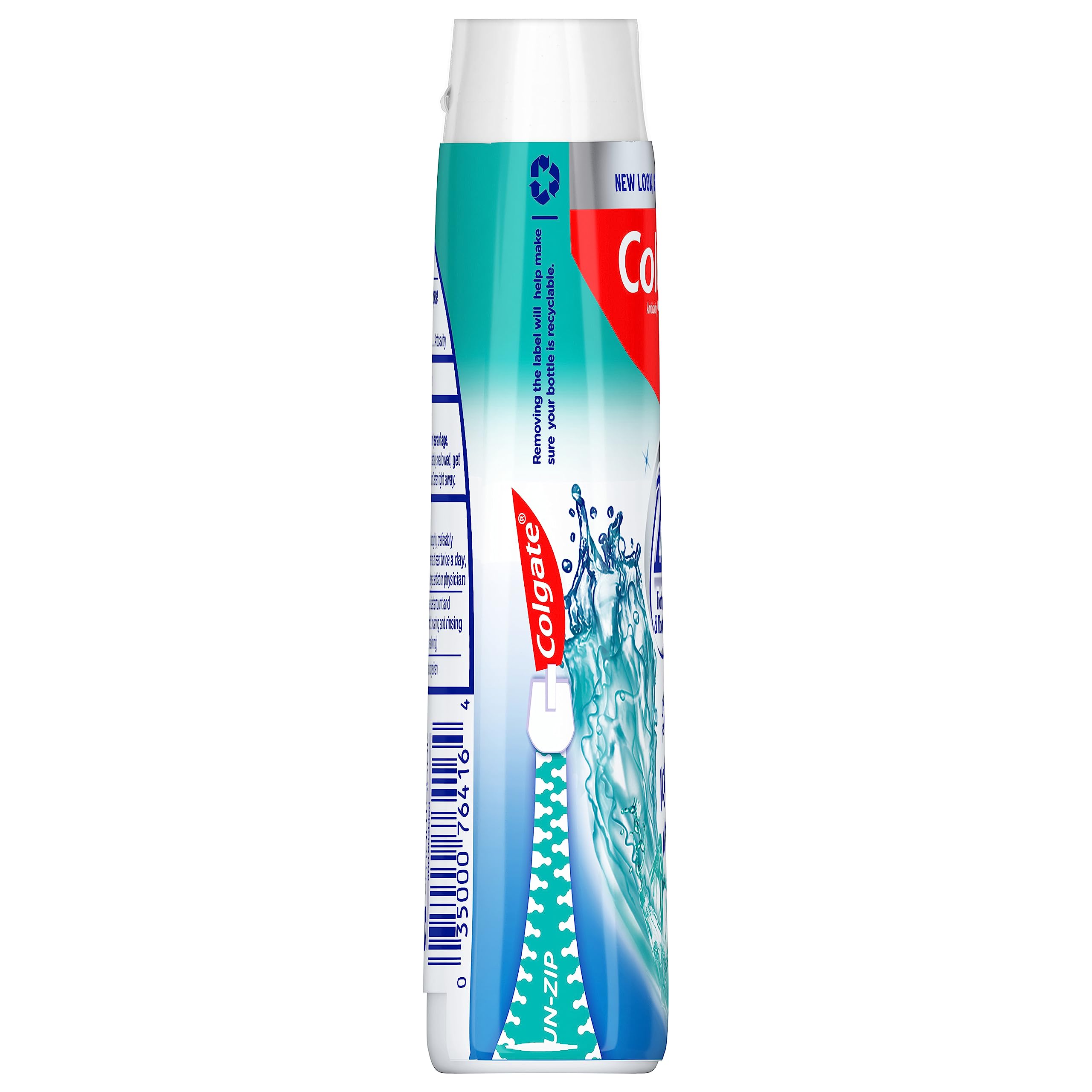 Colgate 2-in-1 Whitening Toothpaste Gel and Mouthwash, Icy Blast, 4.6 Ounce