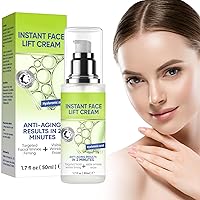 Instant Face Lift Cream, Temporary Skin Lifting & Tightening Cream with Hyaluronic Acid, Visibly Firming Wrinkles and Sagging Skin for Face & Neck, Smooth Fine Lines