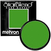 Makeup StarBlend Cake Makeup | Wet/Dry Pressed Powder Face Makeup | Powder Foundation | Green Face Paint & Body Paint 2 oz (56g)